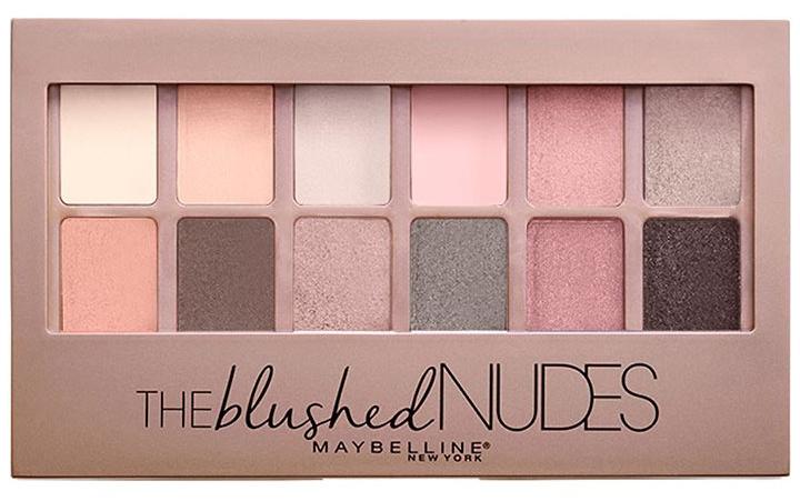 the blushed nudes palette maybelline