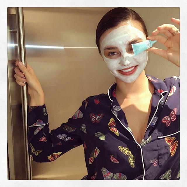 miranda kerr, face mask, maska prosopou