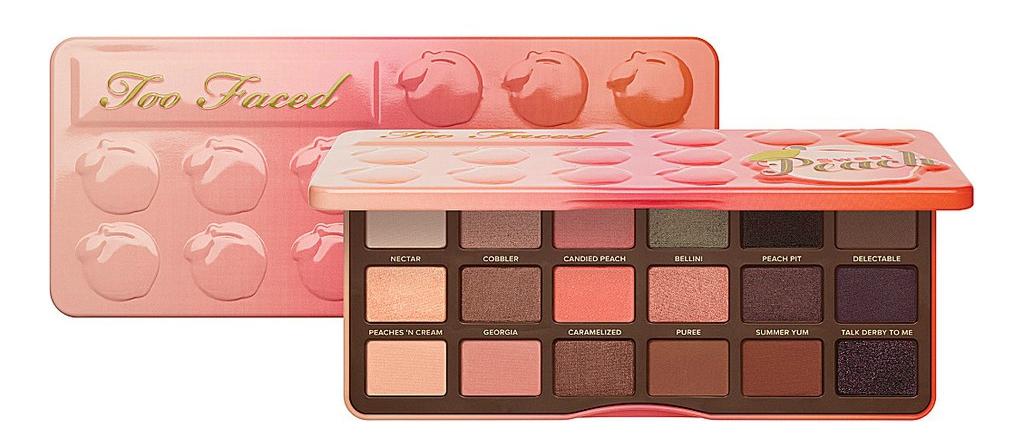 peach too faced palette