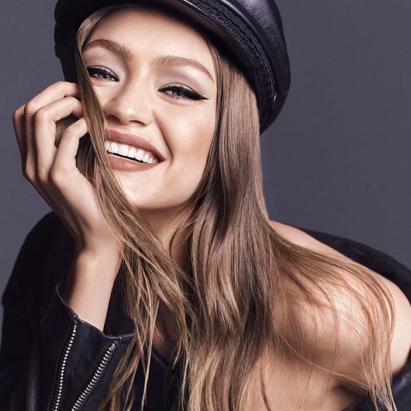 gigi hadid, homepage image, maybelline, nude lips,